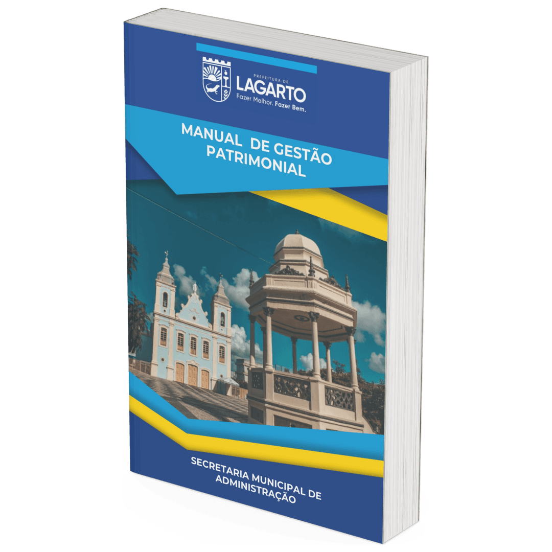 Capa do Manual de Gestão Patrimonial da Prefeitura de Lagarto